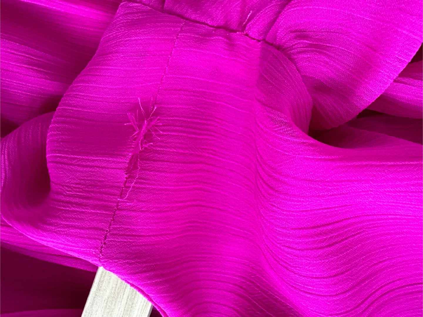 DKNY Pink Ruffled Sleeve Maxi Dress size 12 image indicator(4)