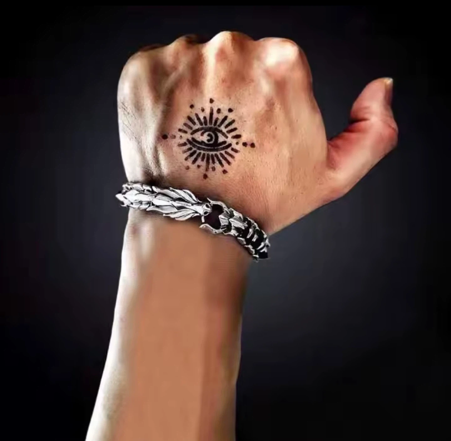 Dragon Style Stainless Steel Bracelet - photo 5