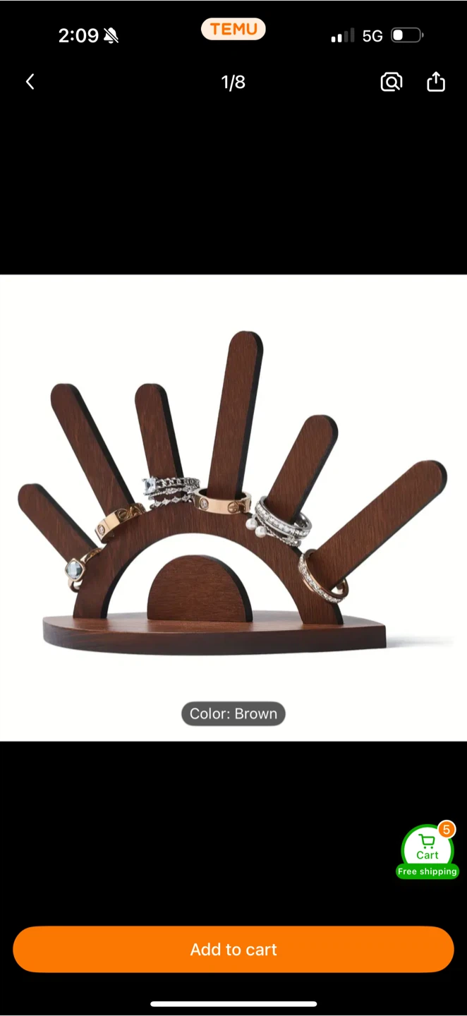 Ring Holder Ring Display Stand _ Never used
