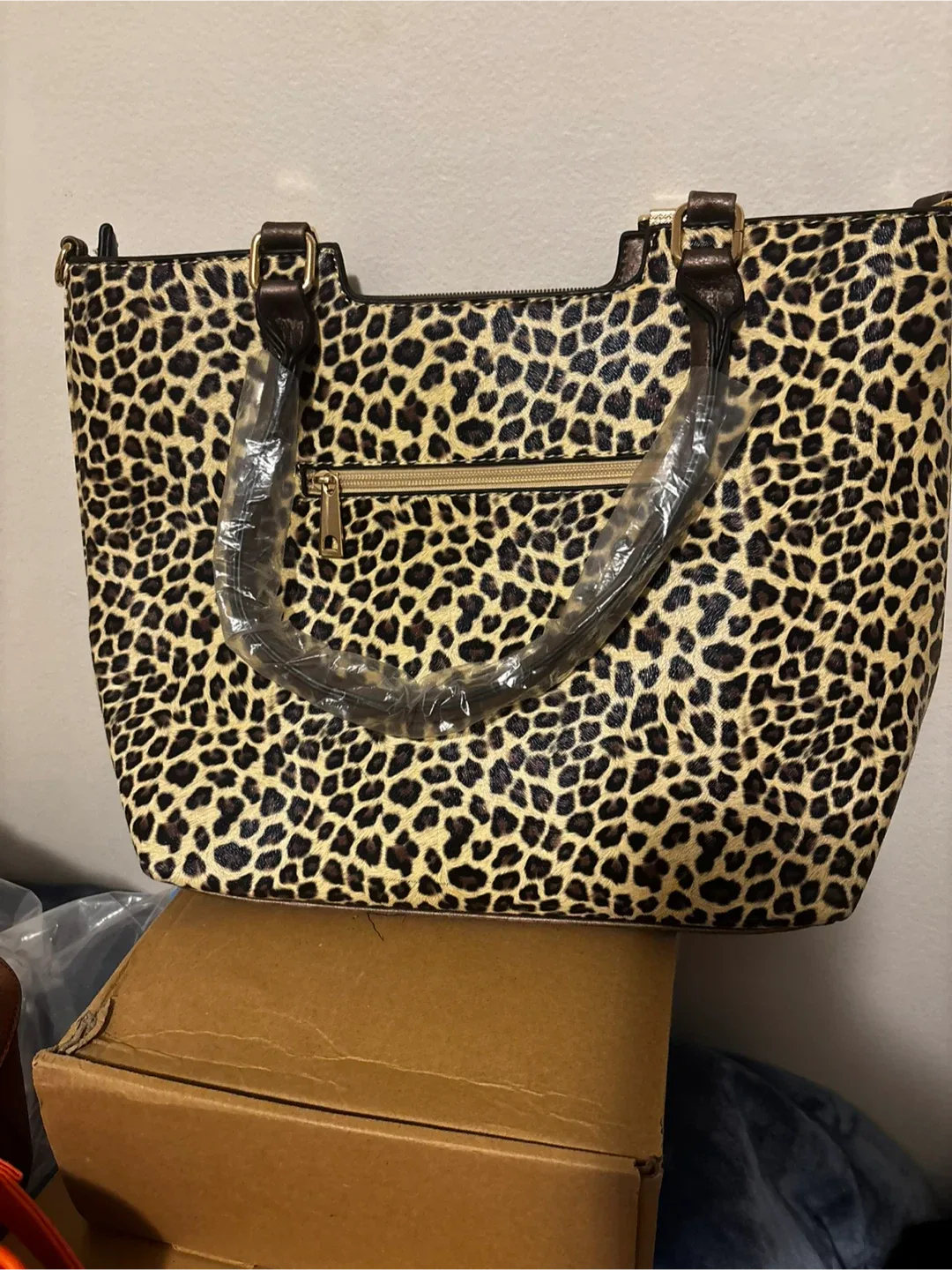 Leopard Print Tote Bag
