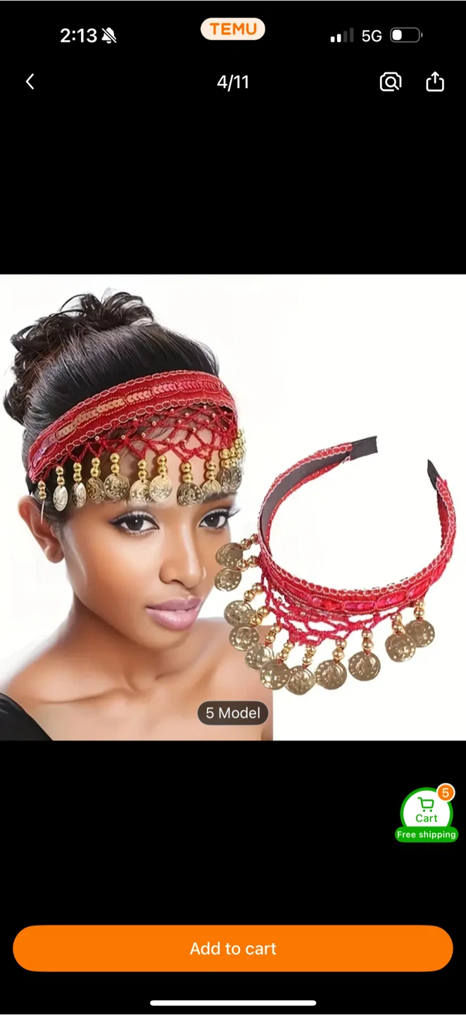 Black Coin Headband - photo 3