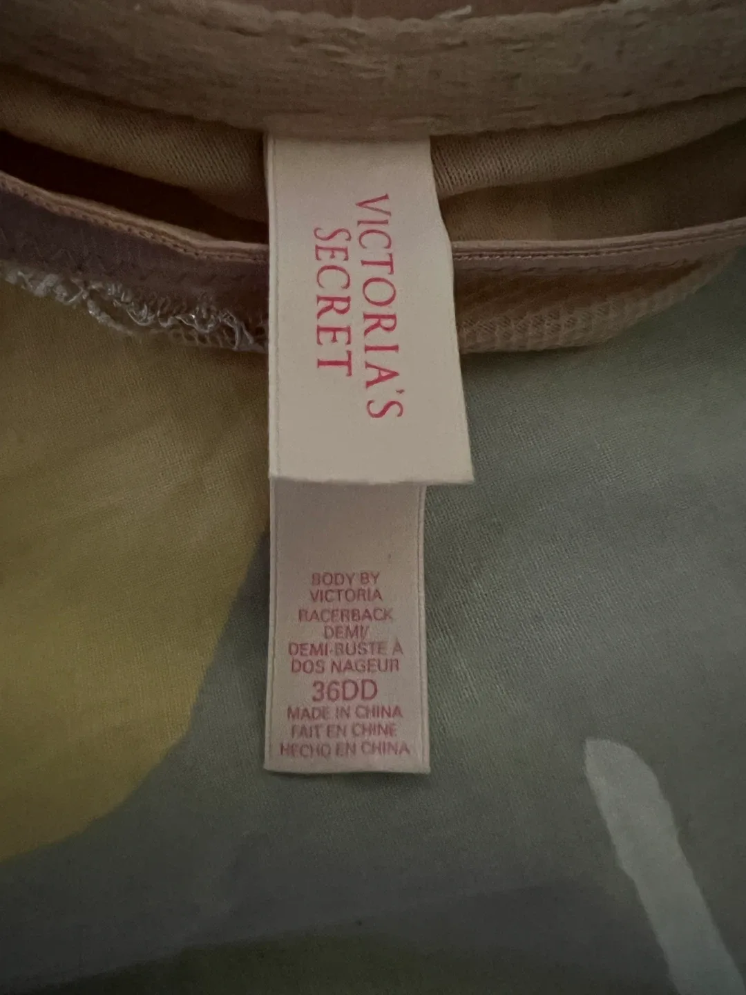 Victoria's Secret Racerback Demi Bra 36DD image indicator(4)