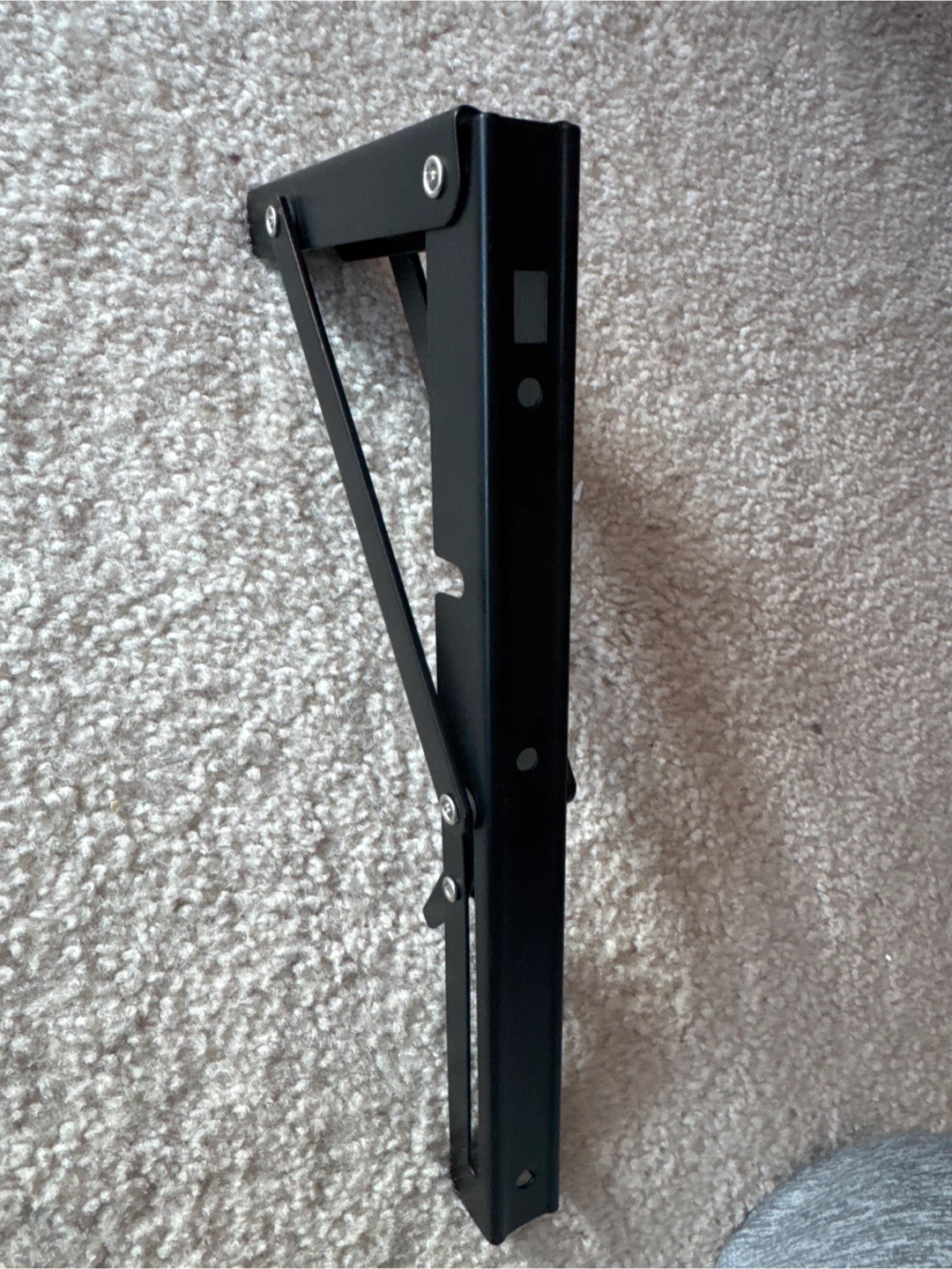 Black Folding Shelf Brackets