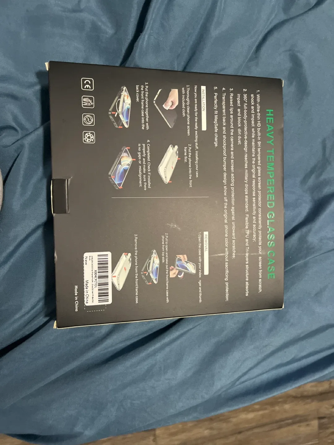 Heavy Tempered Glass Case for iPhone 16 pro max image indicator(2)