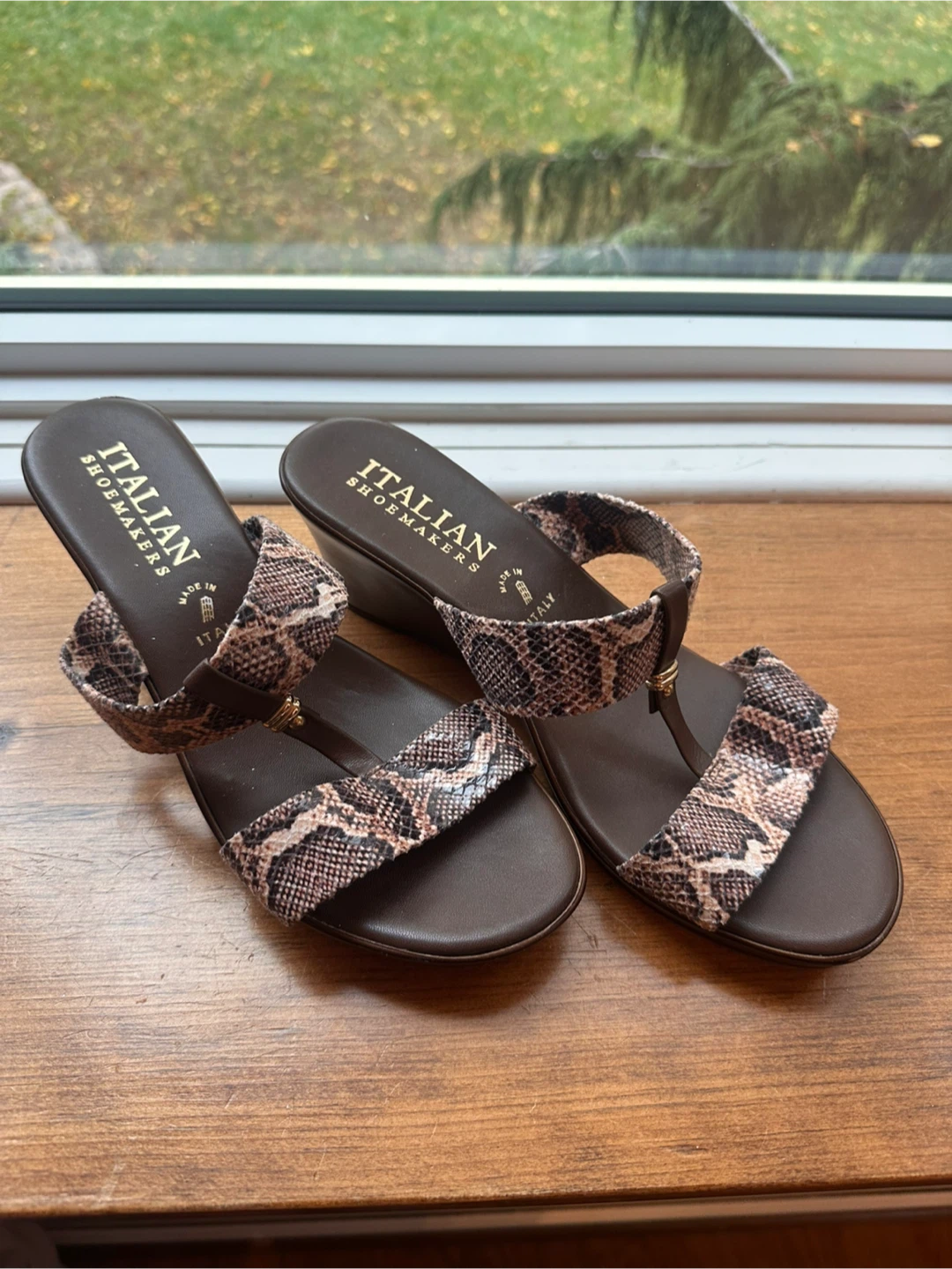 Snakeskin like Sandals