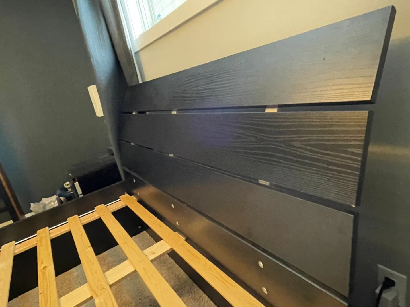 Black Queen Platform Bed Frame image indicator(6)