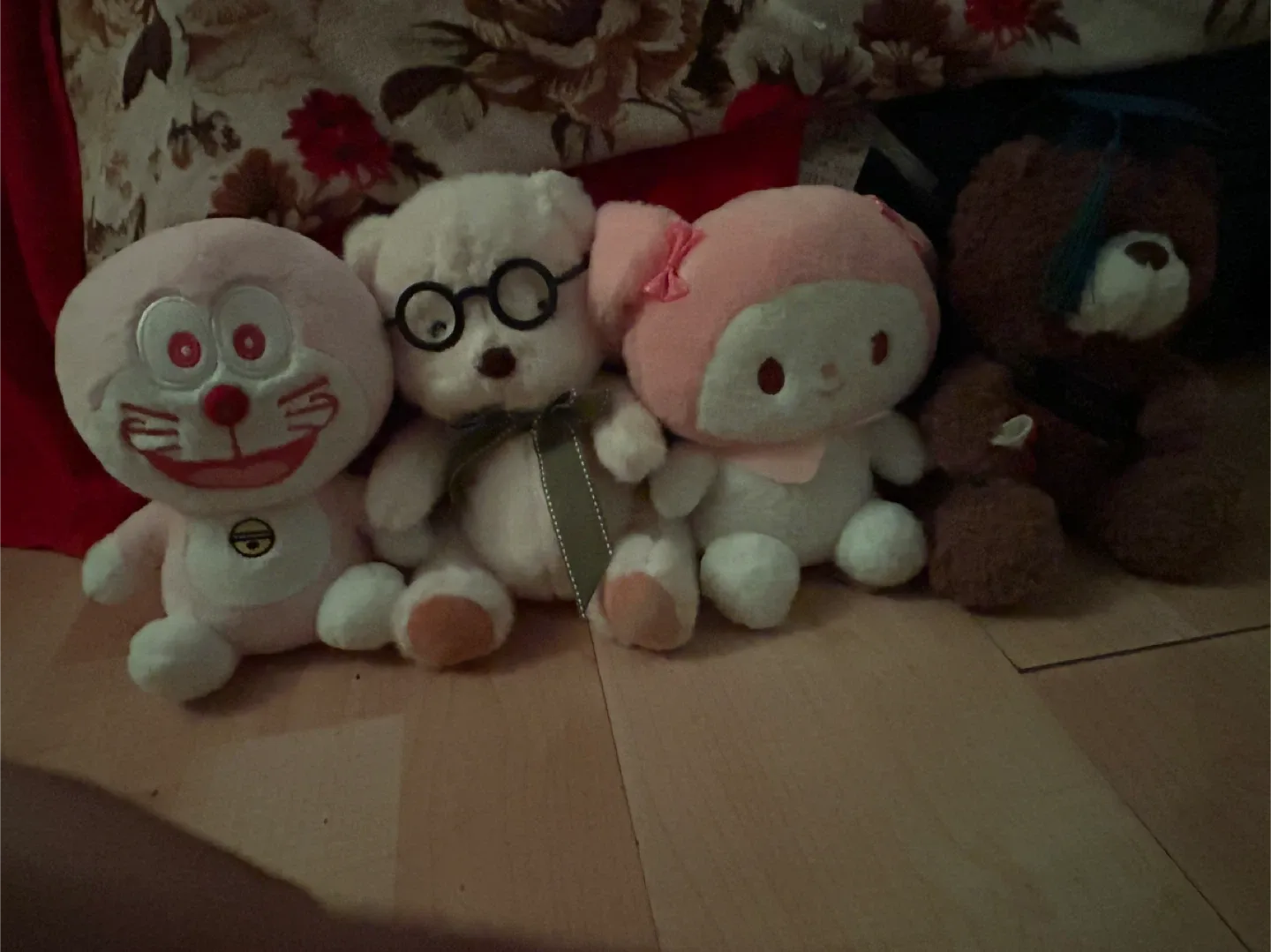 Plush Doraemon and Teddy Bear Bundle thumbnail