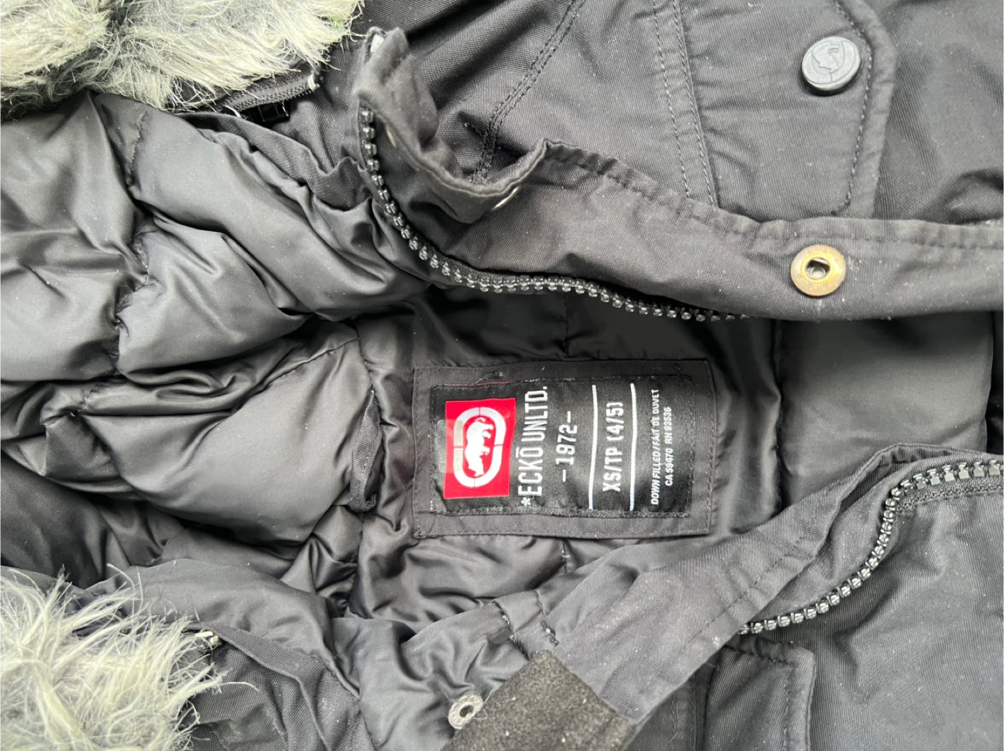Ecko Unltd. Black Winter Jacket XS - photo 2