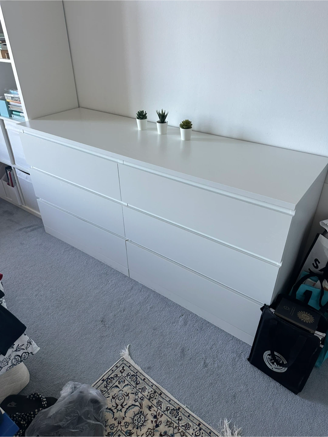 Ikea Malm 6-Drawer Dresser - White