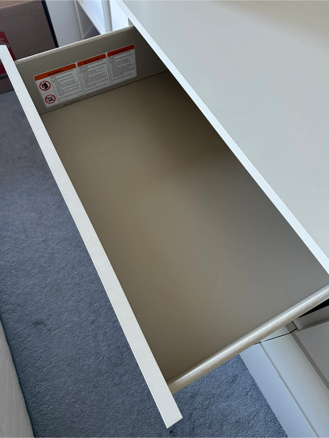 Ikea Malm 6-Drawer Dresser - White - photo 3