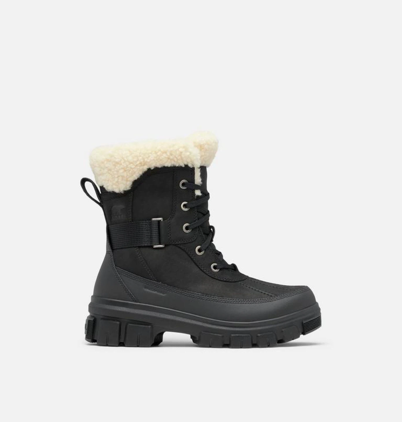 Sorel Brex Lace Waterproof Winter Boots - Black, US 8 - photo 2