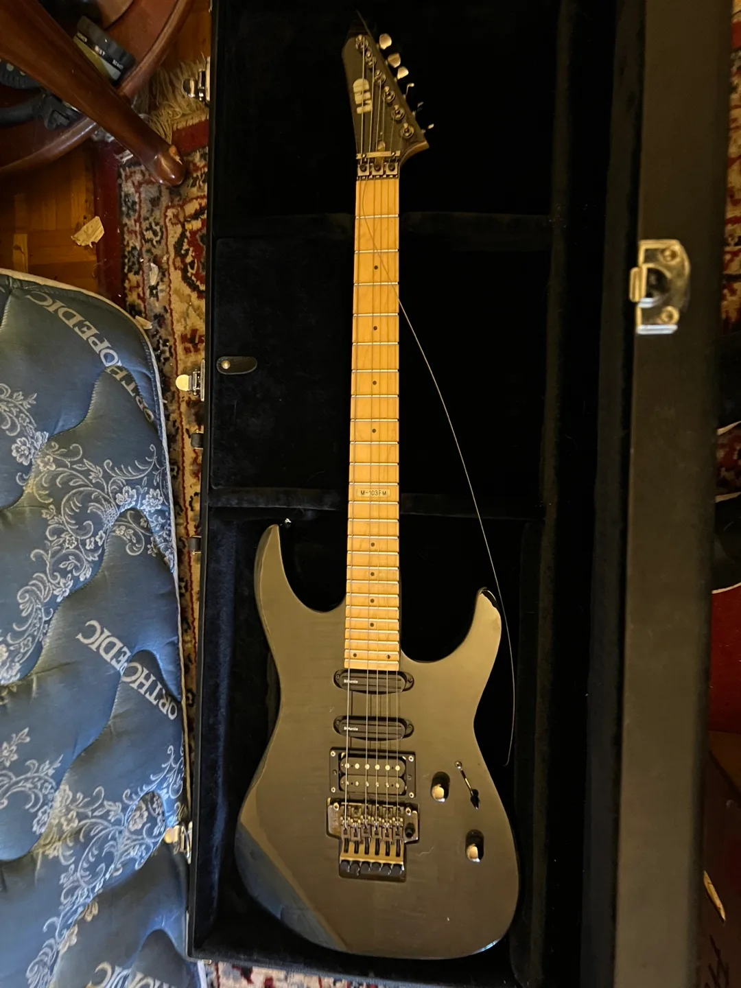 ESP LTD M-1000 Electric Guitar - Black image indicator(2)