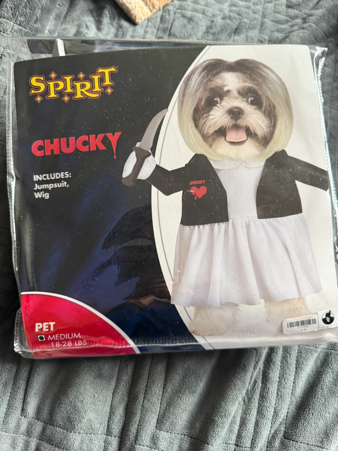 Spirit Halloween Chucky Pet Costume - Medium
