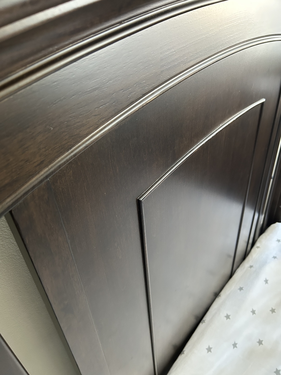 Dark Wood Baby Crib - photo 4