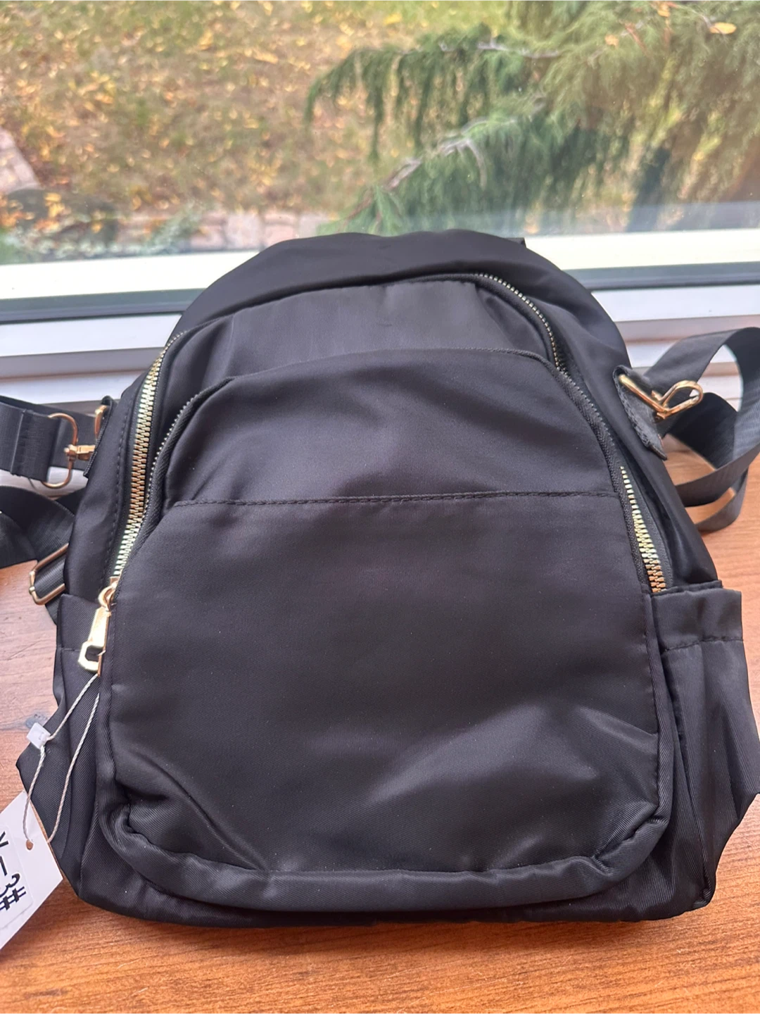 Black Mini Backpack