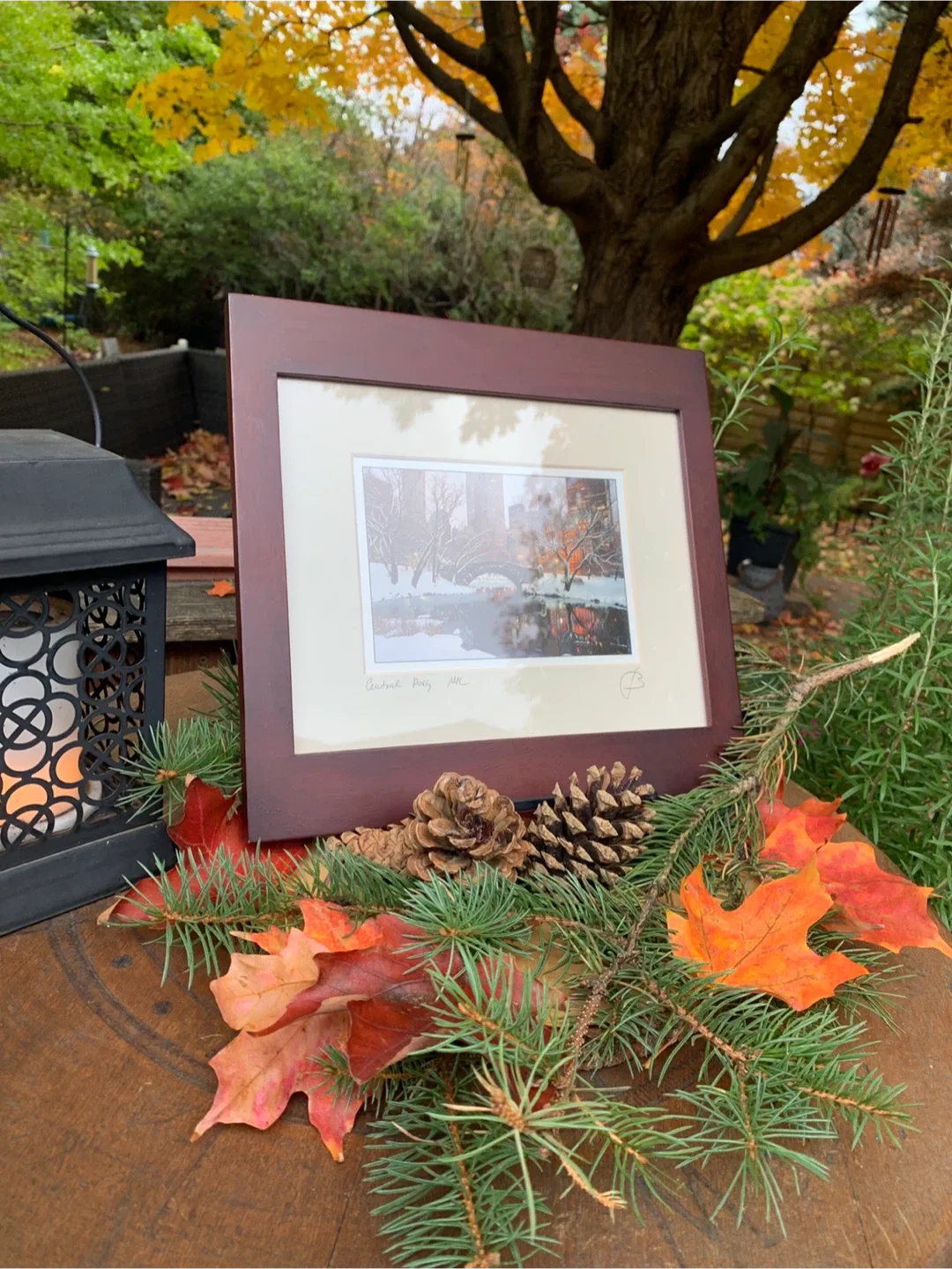 Framed Photo Art Central Park Print image indicator(3)