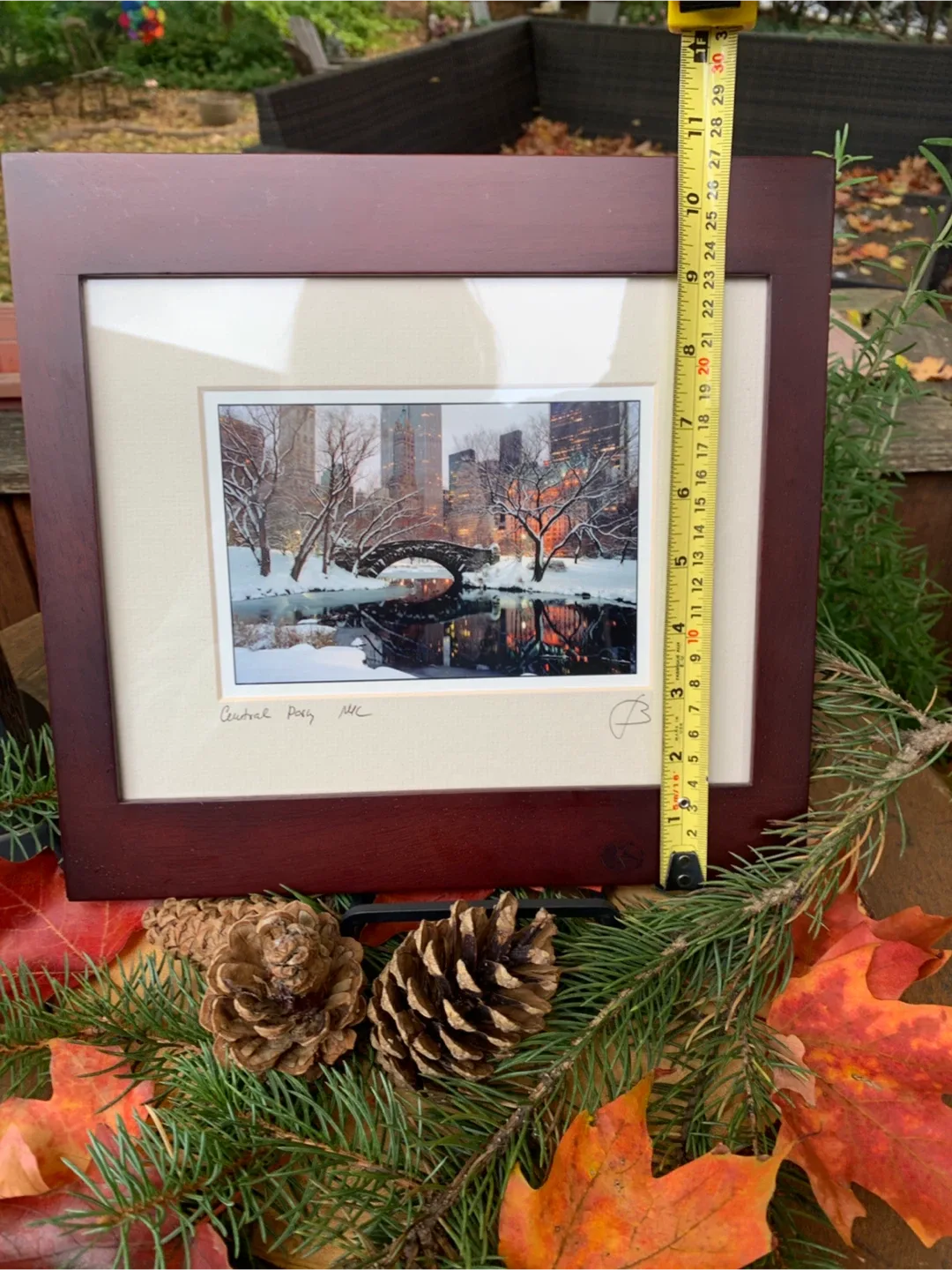 Framed Photo Art Central Park Print image indicator(9)