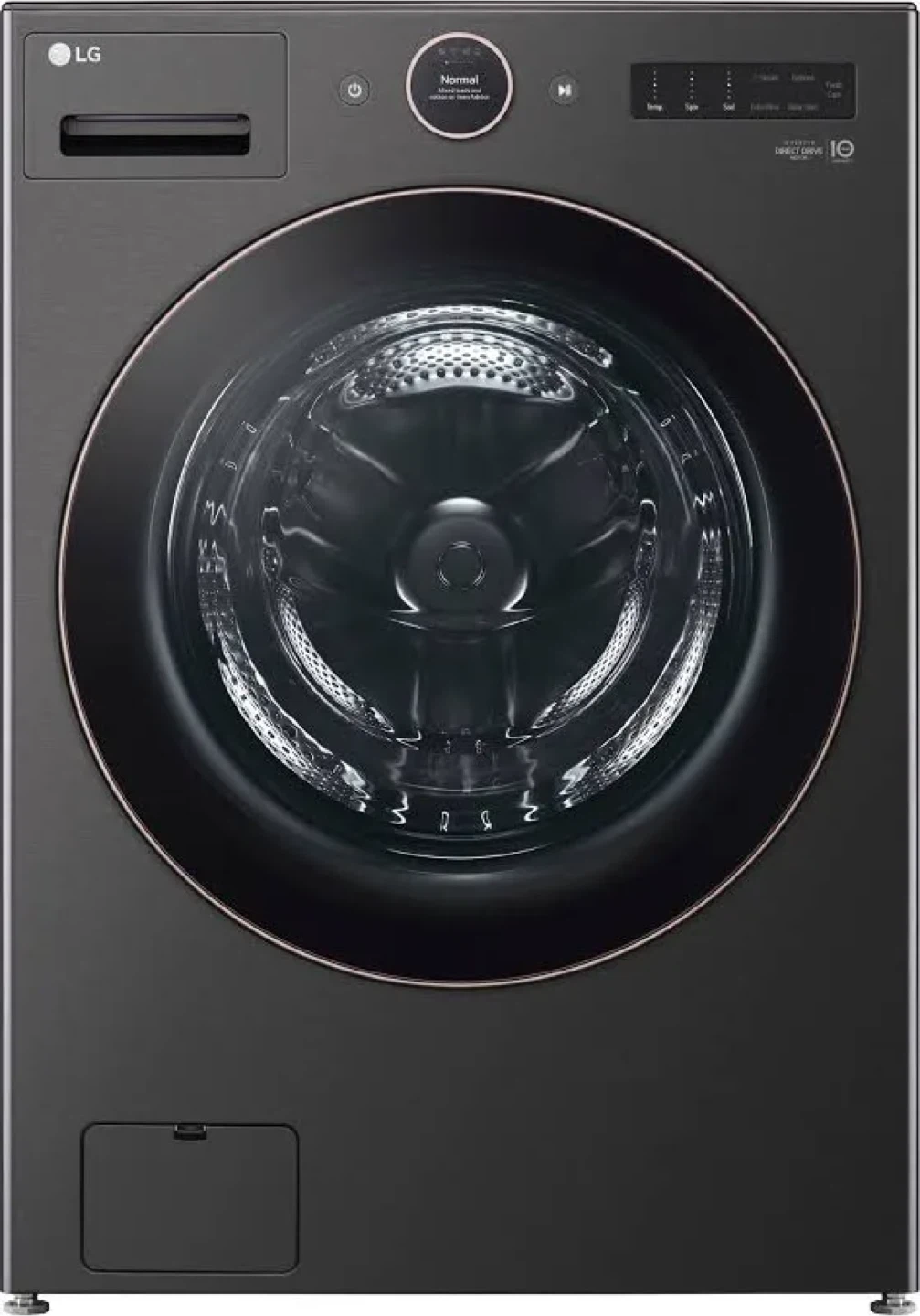 LG Front Load Washer - Black Steel - photo 2