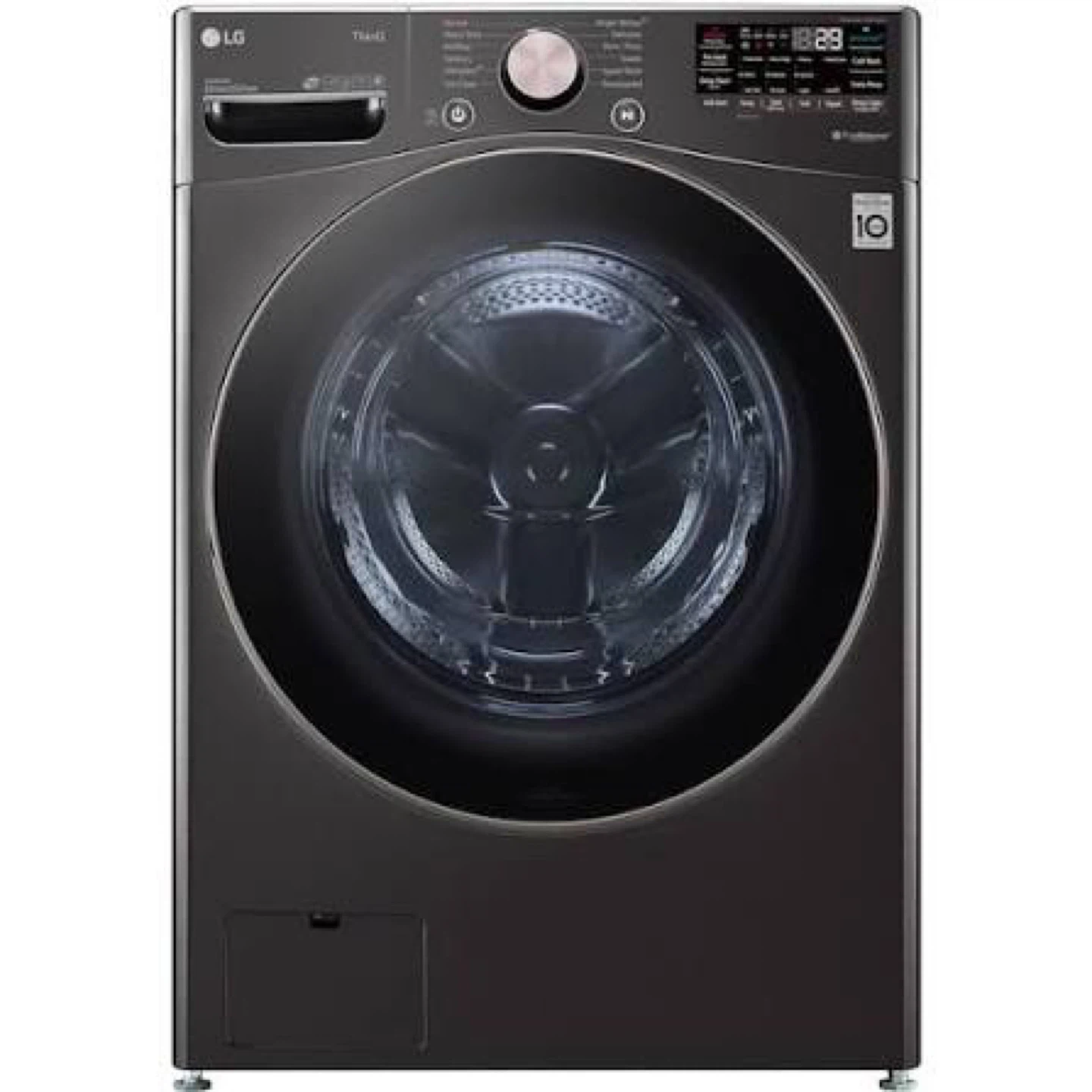 LG Front Load Washer - Black Steel