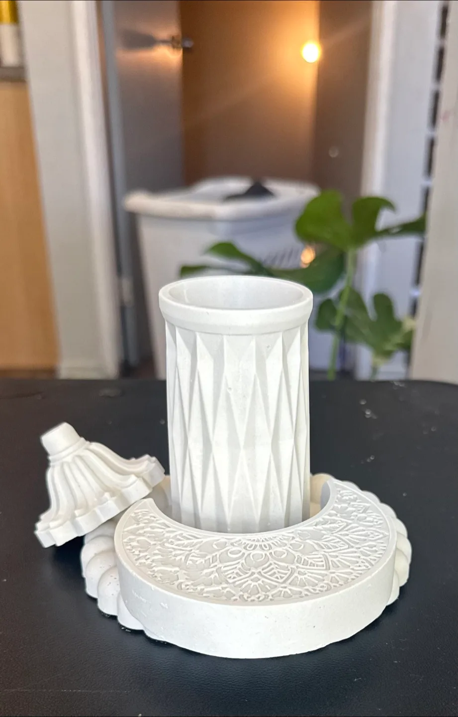 White Decorative Holder