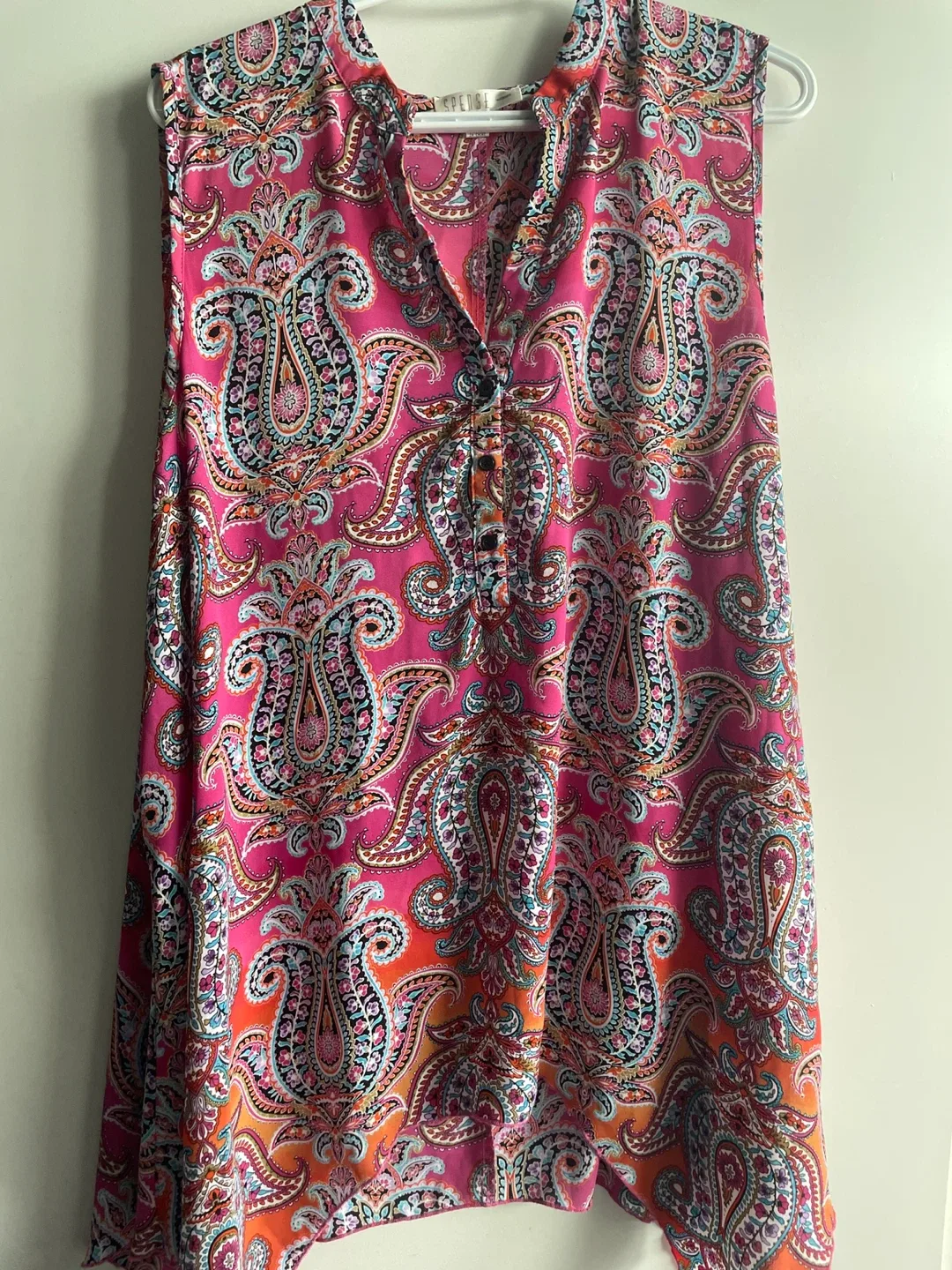 Paisley Sleeveless Dress thumbnail