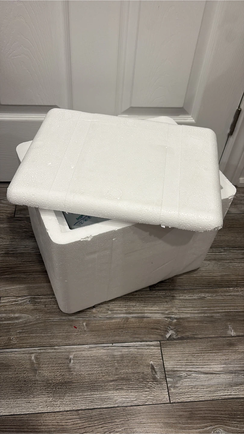 Styrofoam cooler Box