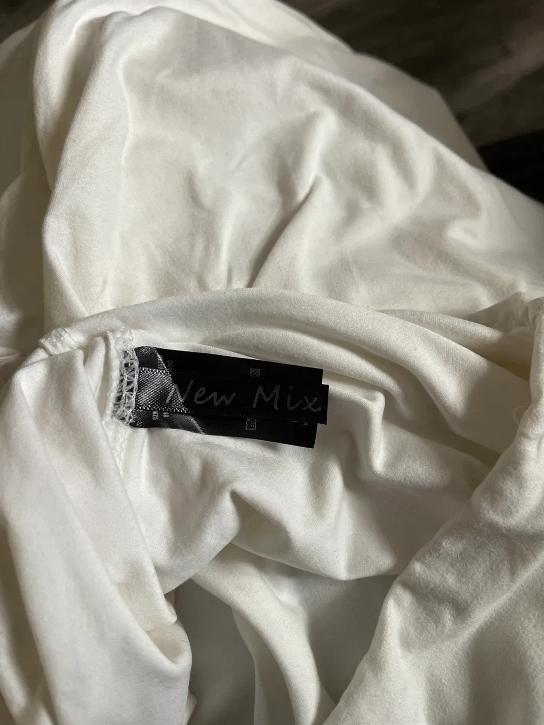 New Mix White Biker Shorts image indicator(2)