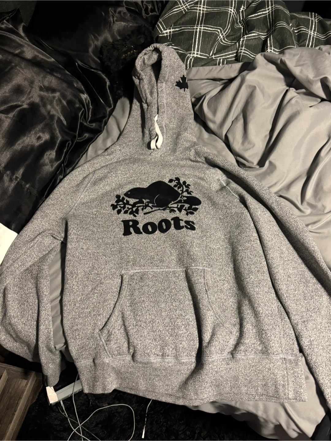 Roots Salt and Pepper Grey Hoodie & Sweatpants Set