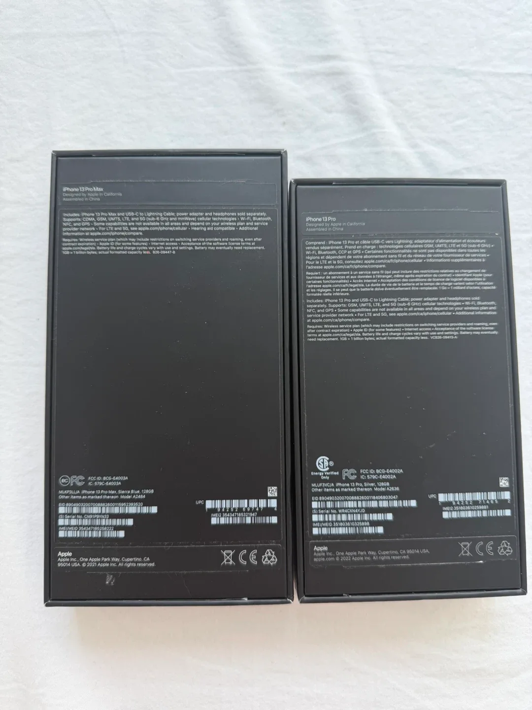 iPhone 13 Pro and Pro Max Boxes - Sierra Blue & Silver image indicator(3)