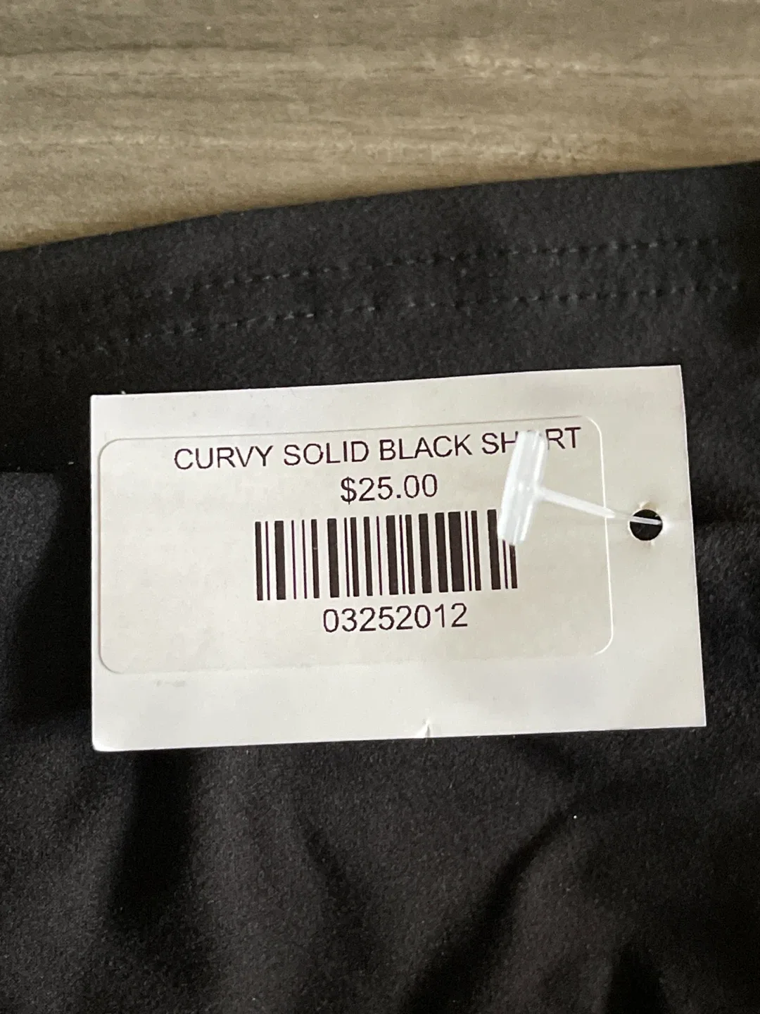 Luv 21 Curvy Solid Black Shorts - New! image indicator(3)