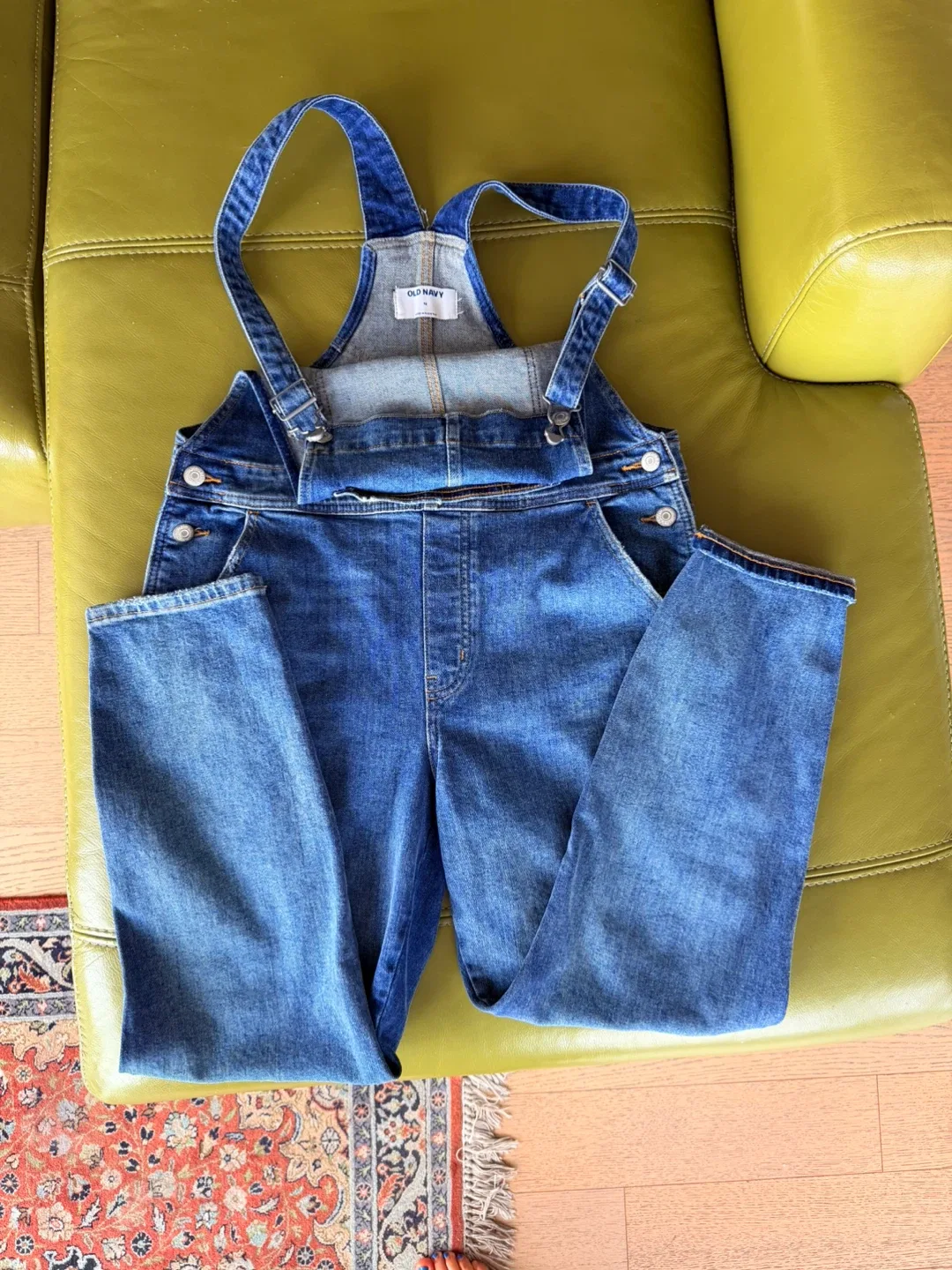 Old Navy Denim Overalls - Size Small image indicator(2)