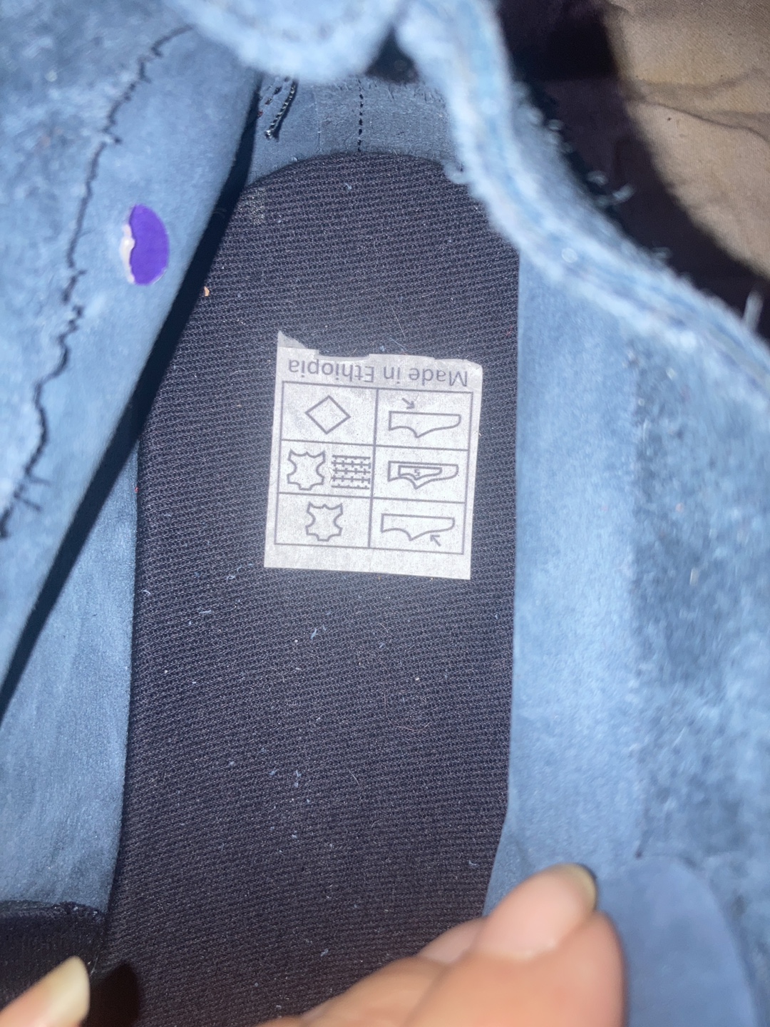 SAWA Blue Suede Sneakers - Size 43 - photo 3