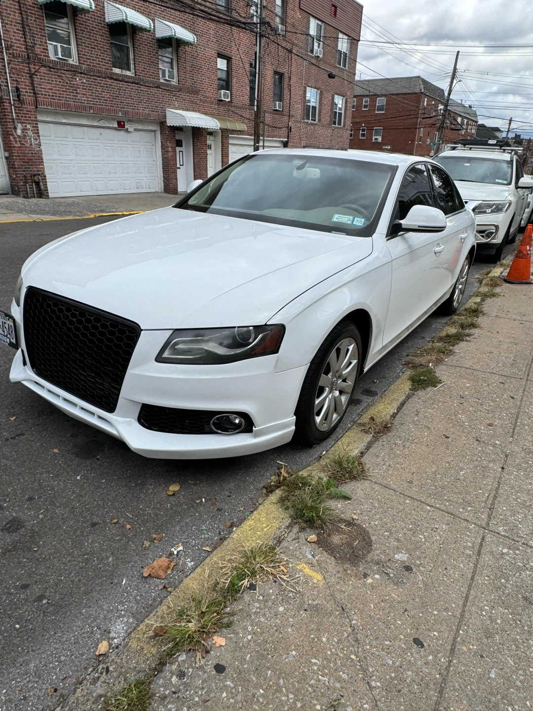 White Audi A4 2.0T Sedan