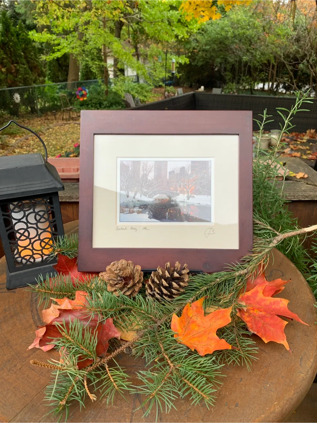 Framed Photo Art Central Park Print image indicator(10)