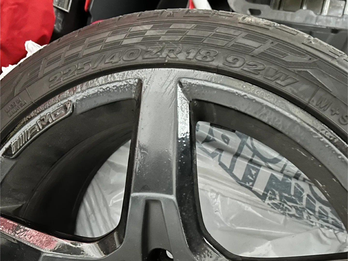 Mercedes AMG Rims with Tires - 225/40 ZR18 image indicator(3)