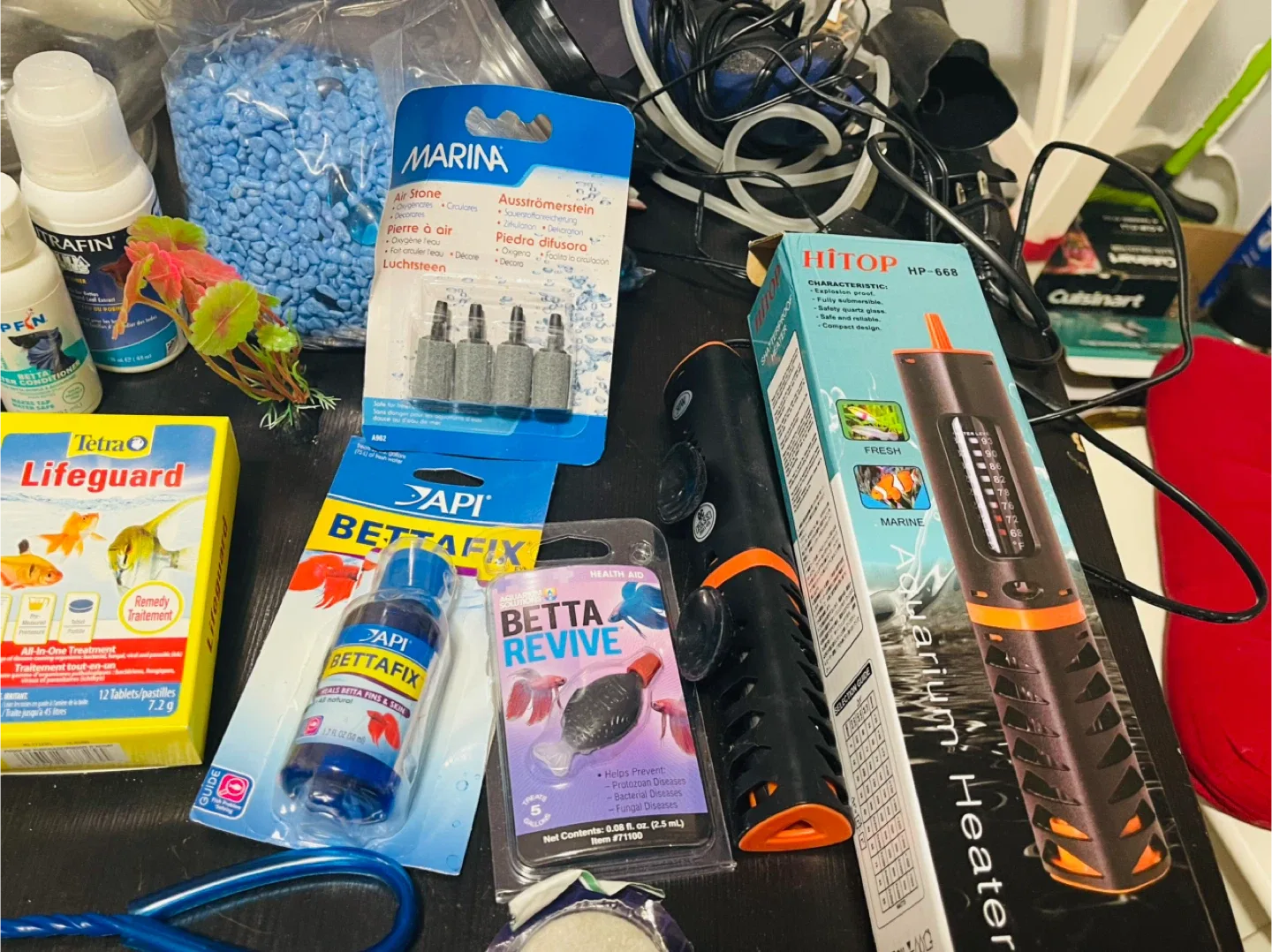 Tetra Bubbling LED Aquarium Kit - 3 Gallon Half Moon image indicator(4)