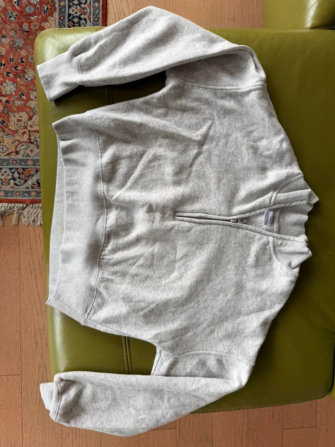 Grey Half-Zip Pullover