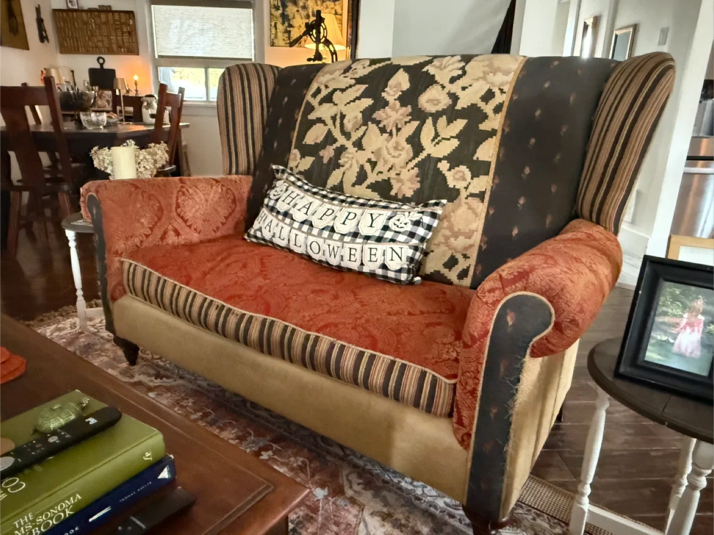 Custom antique collectors Loveseat Sofa (read description)