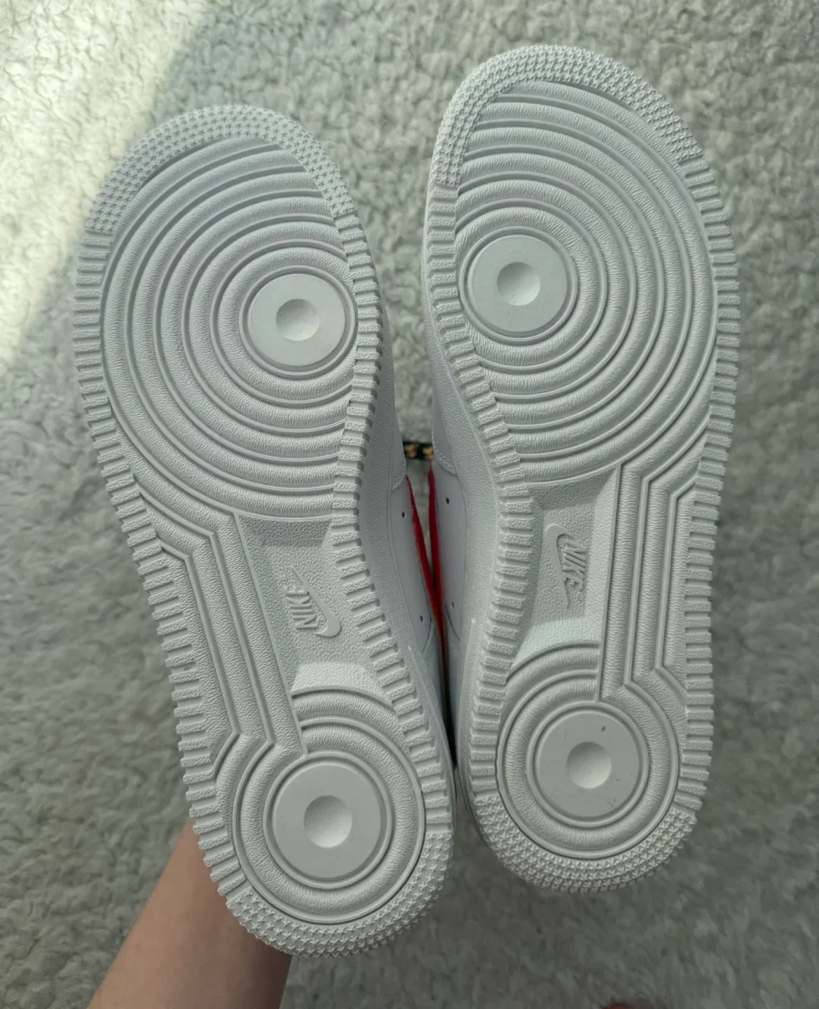 New Nike Air Force 1 White Custom by Retail Store Sneakers image indicator(5)