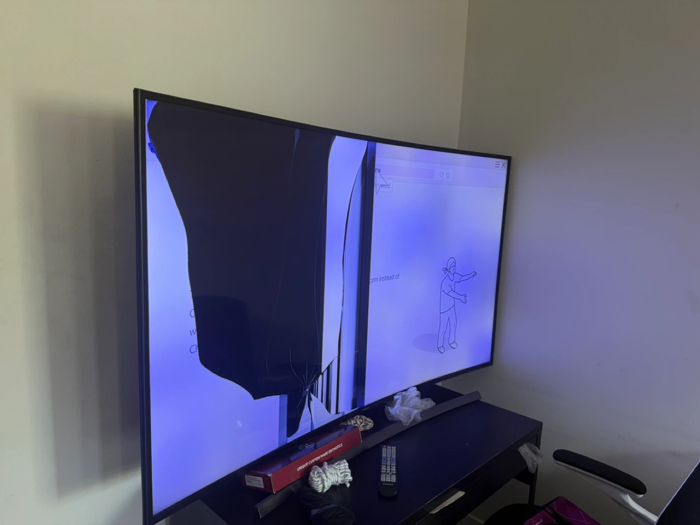 65inch curved Samsung tv