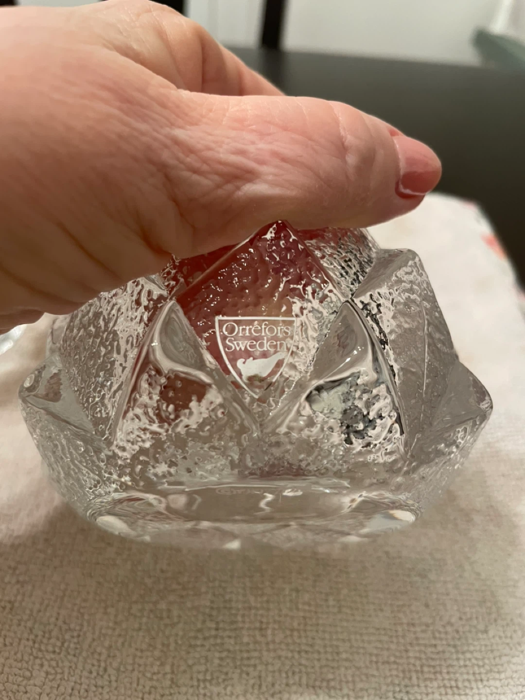 Orrefors Firefly Crystal Tealight Candleholder x5 - photo 3