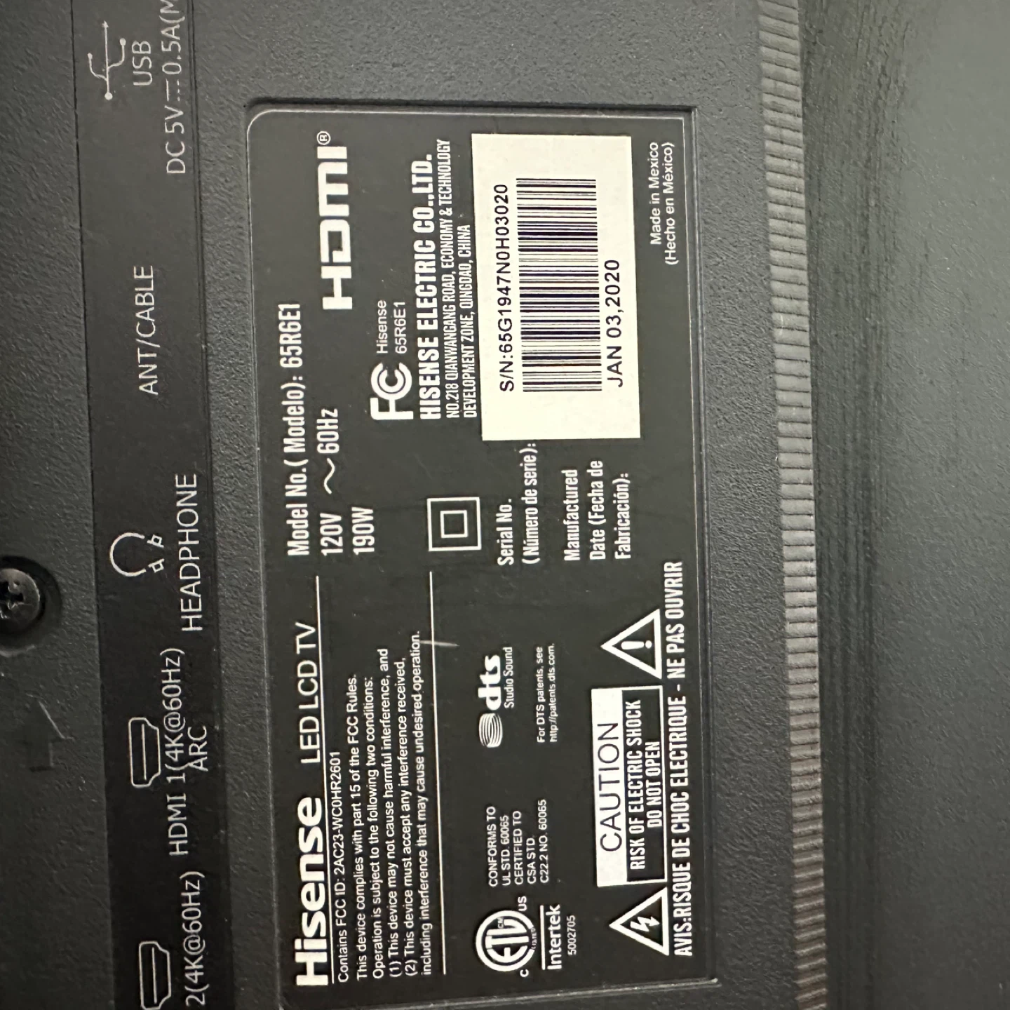 TCL Roku TV 65R6E1 65" LED LCD TV - photo 4