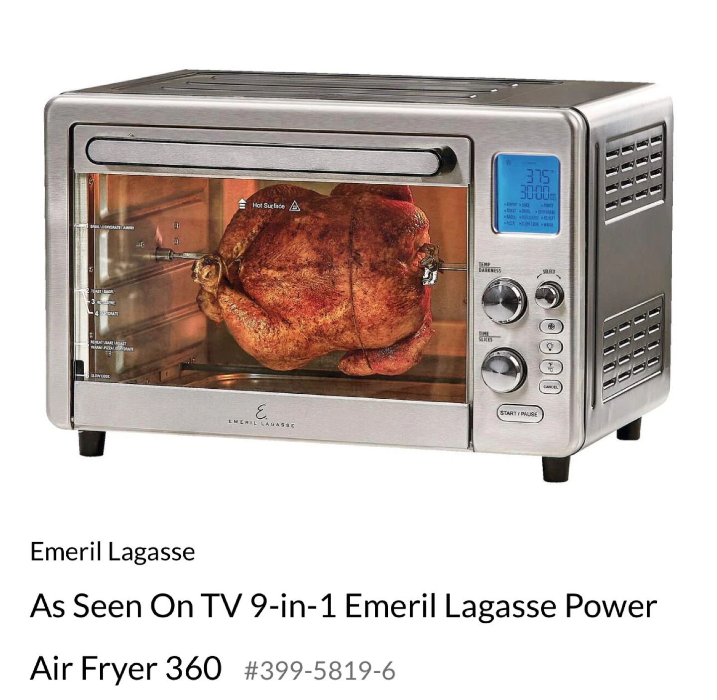 Emeril Lagasse Power AirFryer 360 BN