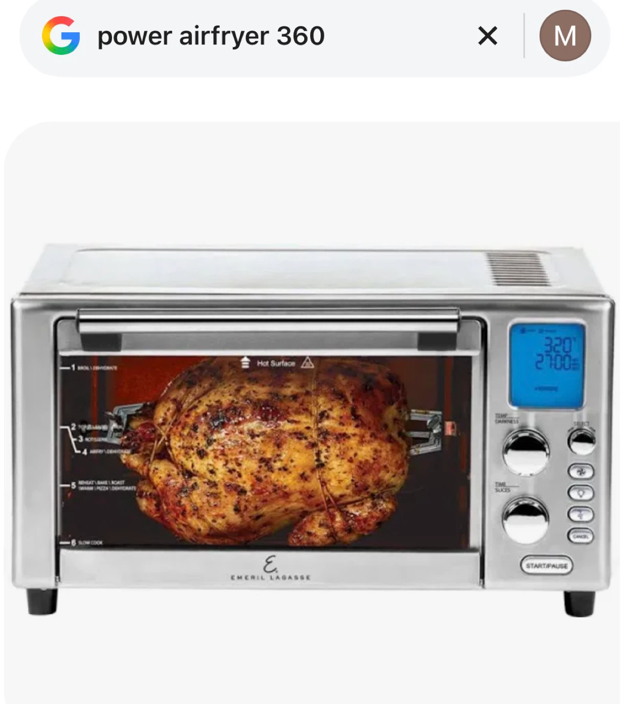 Emeril Lagasse Power AirFryer 360 BN - photo 4