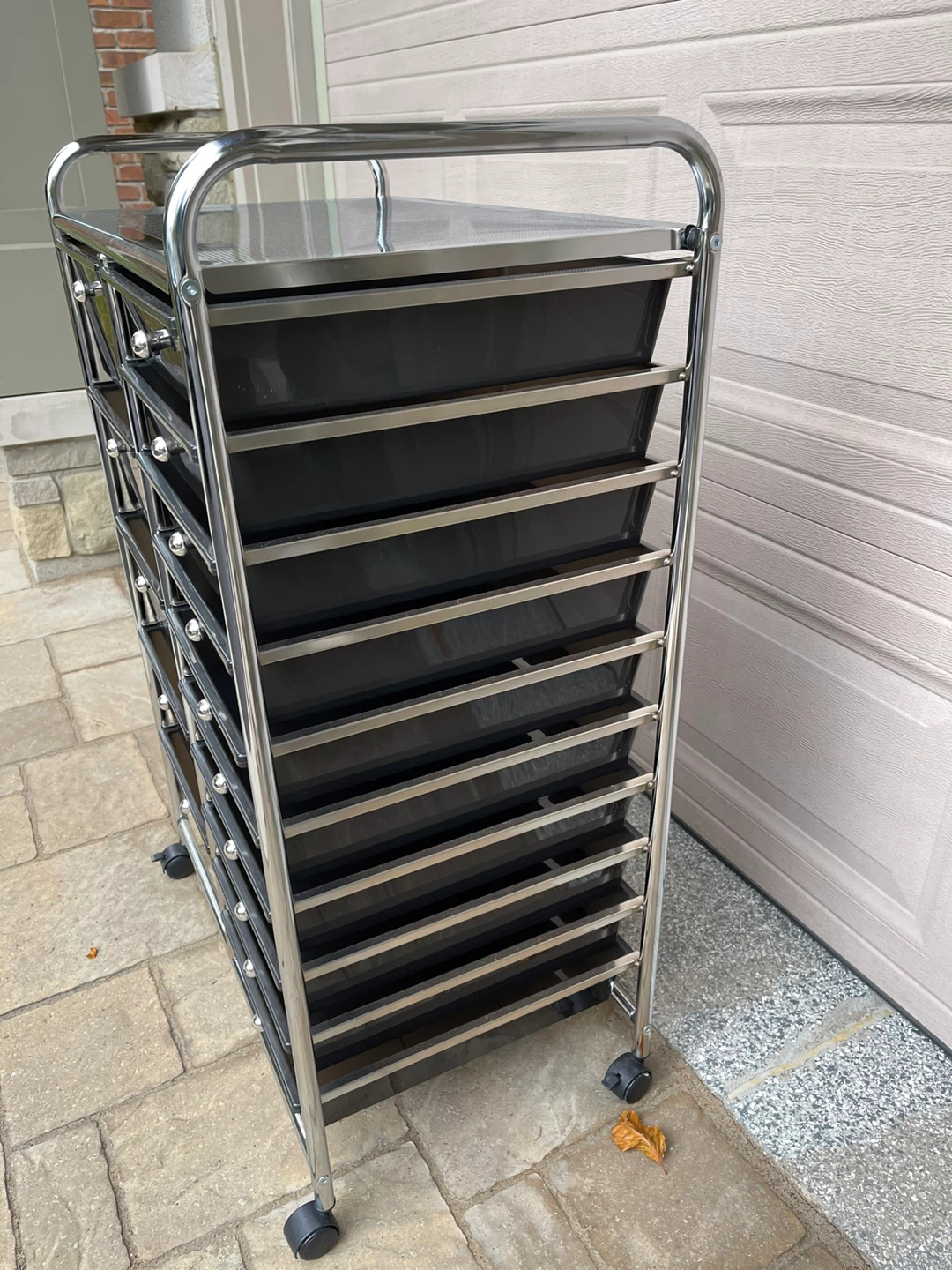 15 Drawer Rolling Storage Cart Mobile Storage Organizer - photo 3