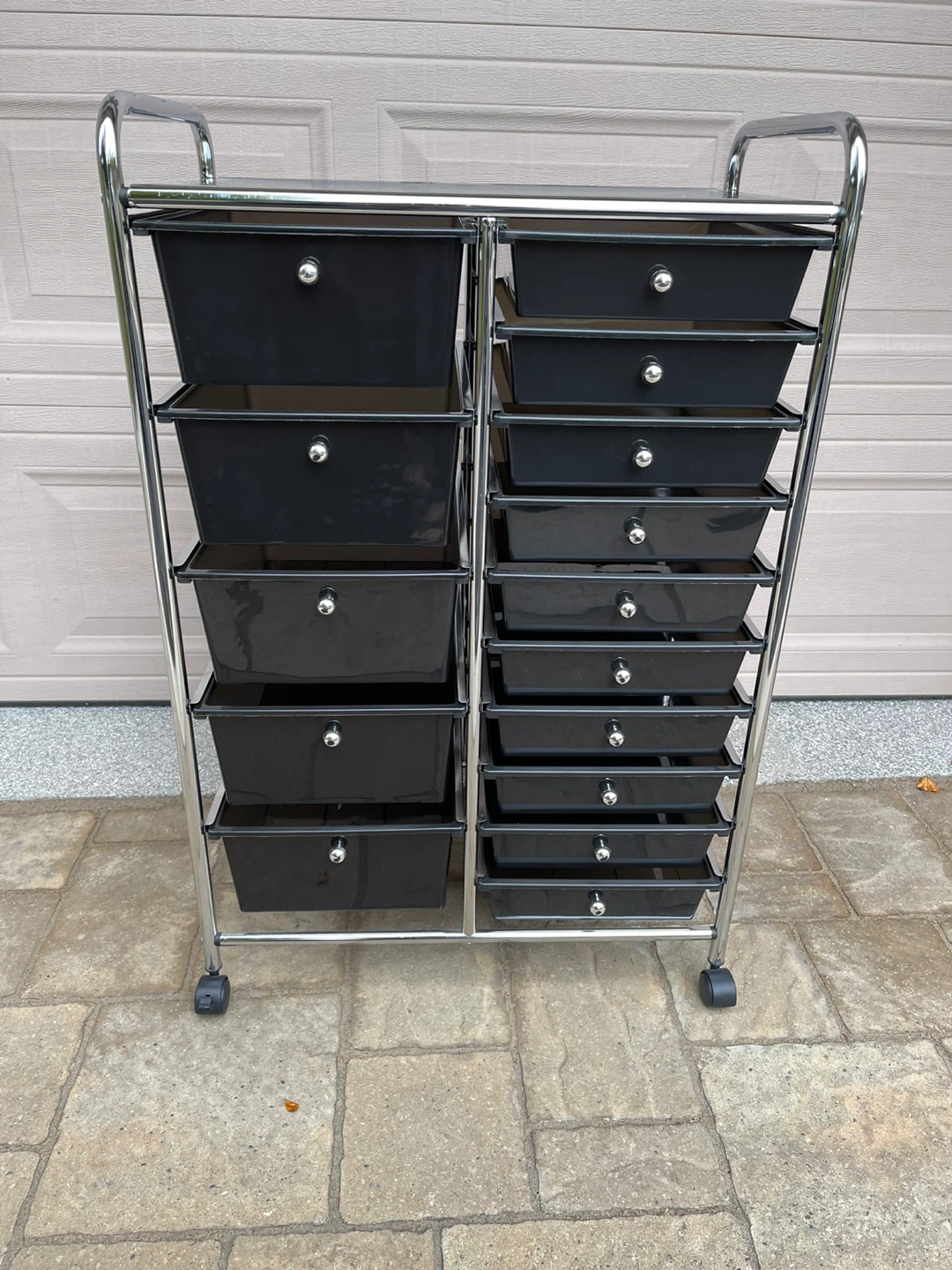 15 Drawer Rolling Storage Cart Mobile Storage Organizer