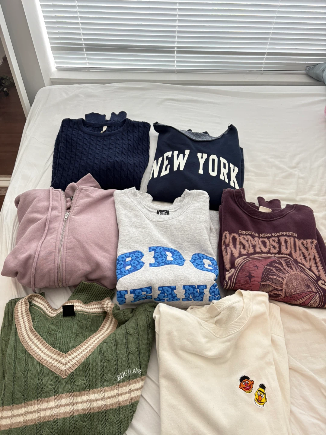 Closet clean out, urban outfitters, brandy melville, uniqlo