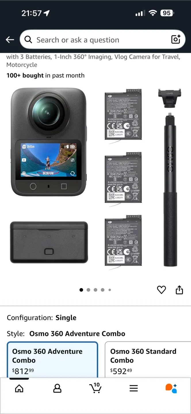 DJI Osmo 360 Adventure Combo-New still seal image indicator(2)