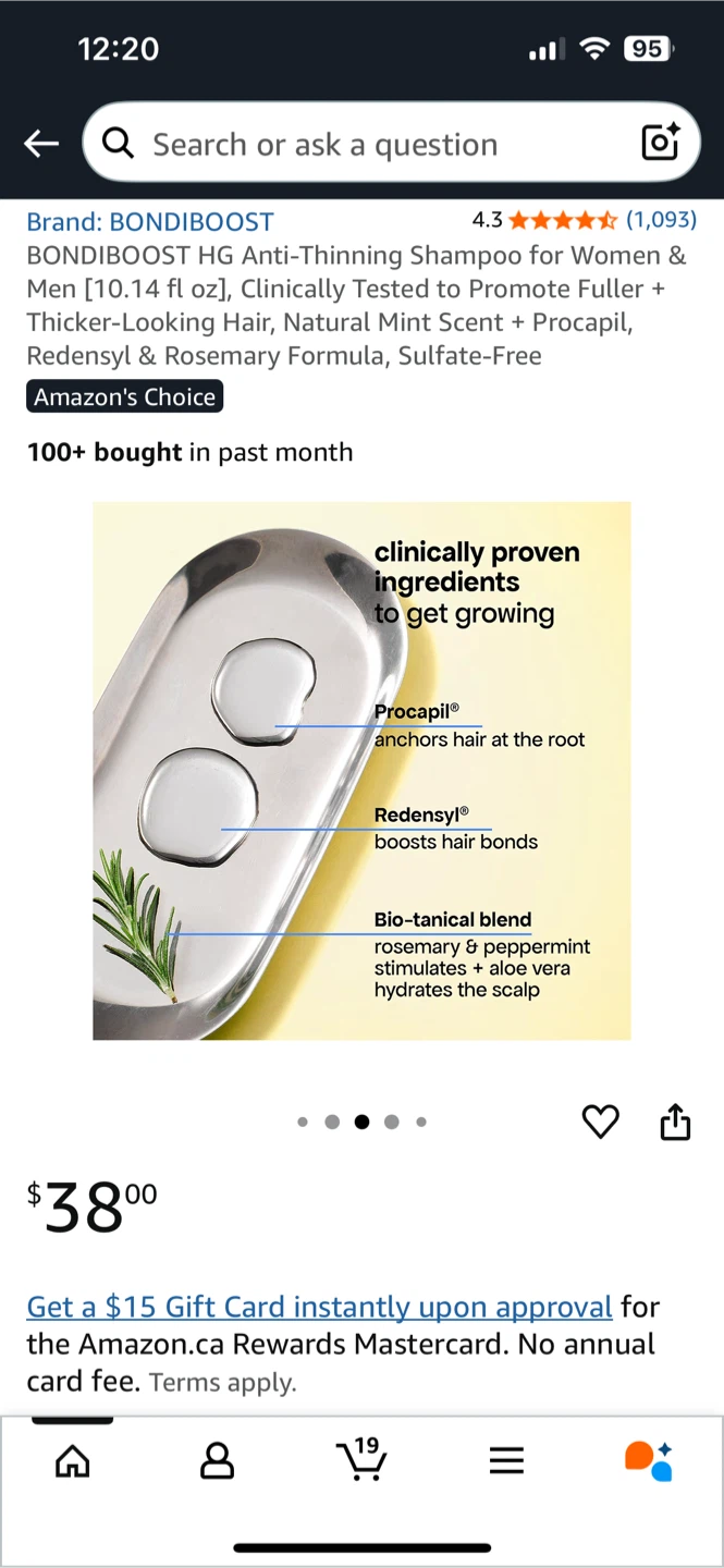 BondiBoost HG Anti-Thinning Shampoo - photo 3