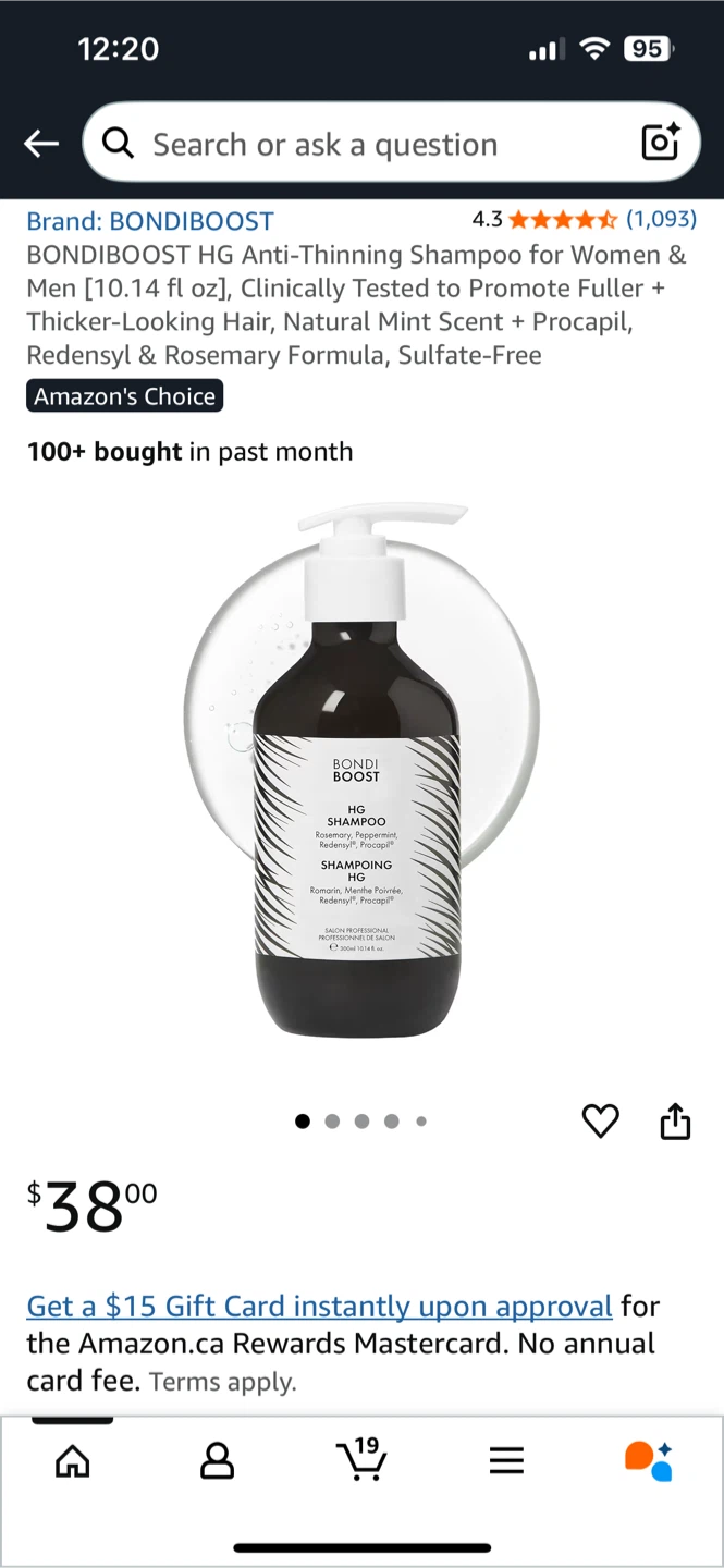 BondiBoost HG Anti-Thinning Shampoo
